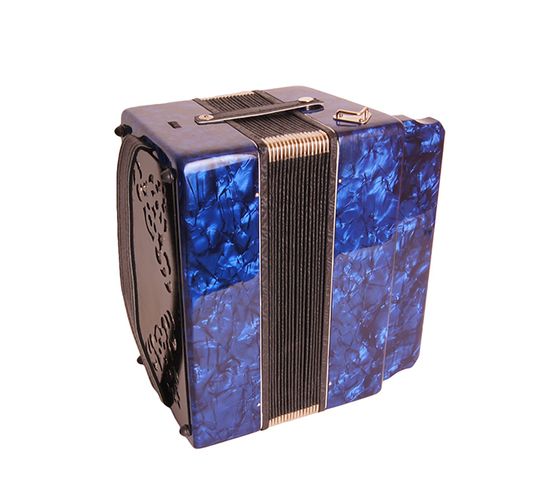 S5XLY-A-BL Гармонь "Чайка 314" 25х25-III-2, синяя, Шуйская гармонь