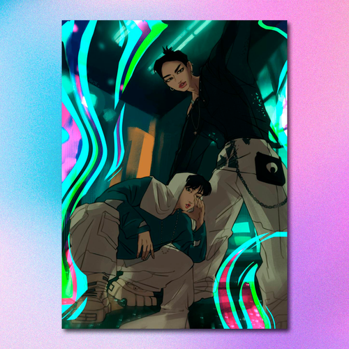 Арт принт / инок. / STRAY KIDS / HyunnieBinnie #14