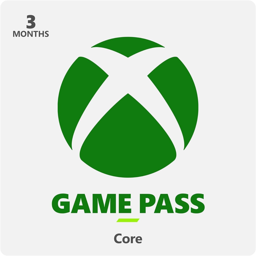 Xbox Game Pass Core для Xbox/ПК (абонемент на 3 месяца) [активация в новый аккаунт страна Индия, цифровой код доступа]