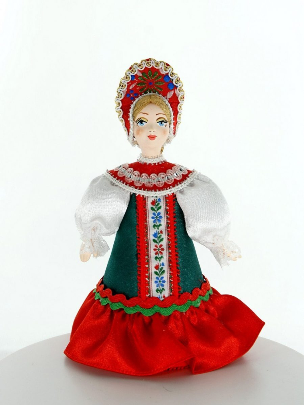 Кукла коллекционная Потешного промысла девушка в традиционном костюм(стилизация).