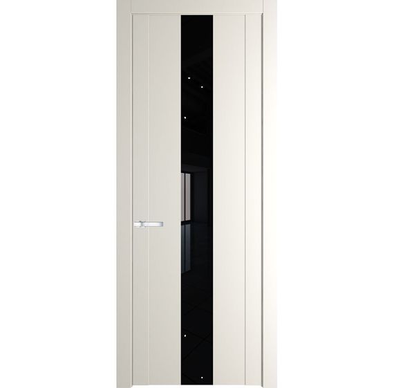 Межкомнатная дверь эмаль Profil Doors 1.9P перламутр белый остеклённая