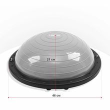 Полусфера балансировочная UNIX Fit с эспандерами, 46 см