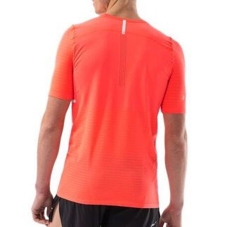 Мужская теннисная футболка Compressport Pro Racing Short Sleeve - fluo red