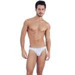 Мужские трусы брифы голубые с принтом Clever FIGURE BRIEF 145907