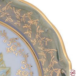 Набор тарелок Repast Охота зеленая Мария-тереза 19 см 6 шт