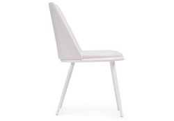 Стул на металлокаркасе Алдис катания вайт / белый матовый