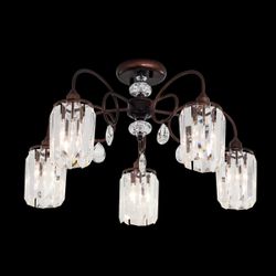 Citilux Синди CL330153 Люстра хрустальная Коричневая