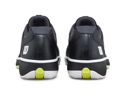 Мужские кроссовки теннисные Wilson Rush Lite 5 Clay - black/white/safety yellow