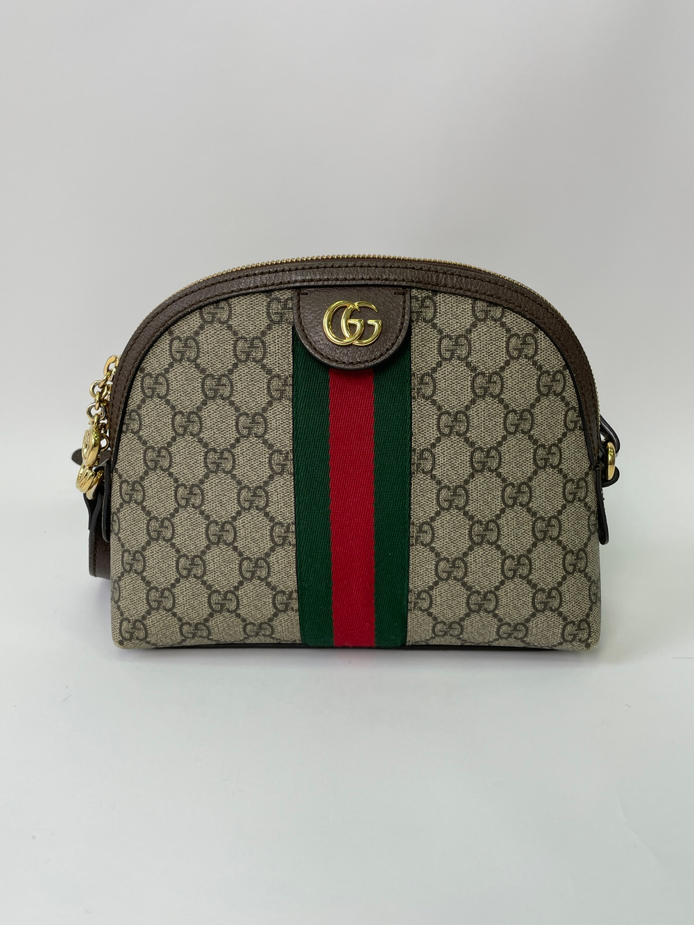 Сумка Gucci Ophidia Dome Shoulder Bag GG Coated Canvas