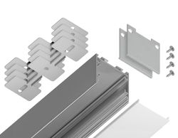Ambrella Алюминиевый профиль накладной/подвесной "Profile System" 25*25 для светодиодной ленты до 23мм Profile System GP2500AL