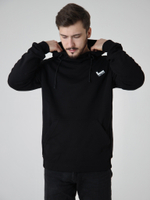 Худи черное Город Горький мужское вышивка