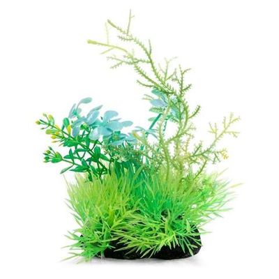 Композиция из светящихся растений, желто-бирюзовая, 120мм, Laguna AQUA