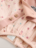 Боди с длинным рукавом и комбинезон в комлекте для малышей Next E65-355, Розовый