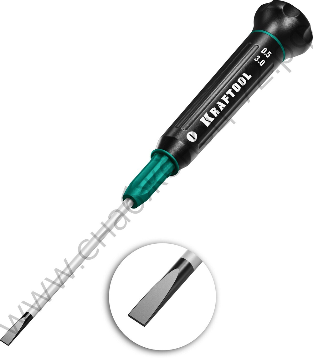 KRAFTOOL Precision SL3.0, Отвертка для точных работ (25681-3.0)