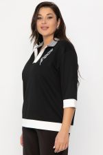 Блуза Алика (черная) Б14239-20М LT Collection