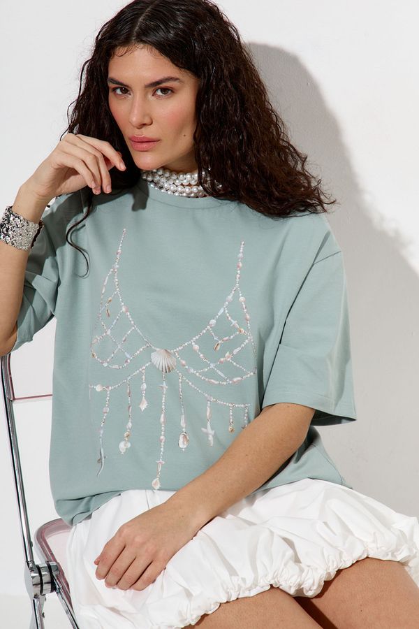 Футболка с принтом 