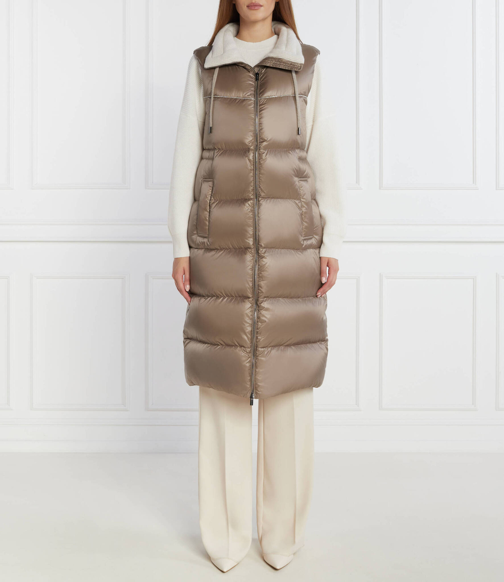 Пуховая безрукавка Peserico - бежевый(S03341 2200B)