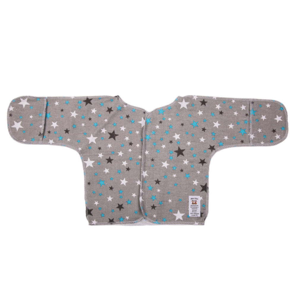 Распашонка с начесом звездочка