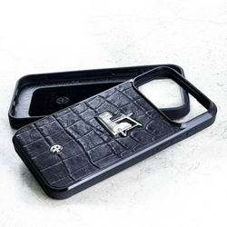 Дизайнерский чехол iPhone строителю - Euphoria HM Premium - натуральная кожа, ювелирный сплав, купить