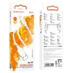Кабель USB - Lightning BOROFONE BX80 (белый) 1м