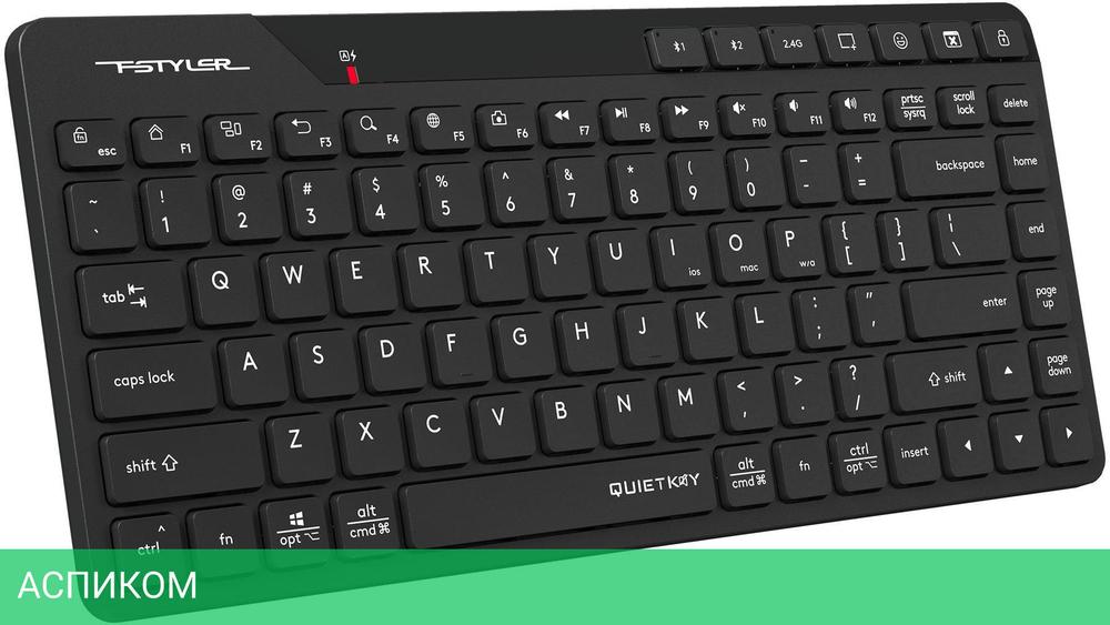 Клавиатура A4Tech Fstyler черный (FBK26C AS)