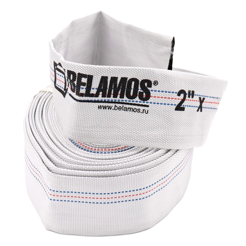 Шланг текстильный BELAMOS (напорный рукав) ПВД 2"х50м
