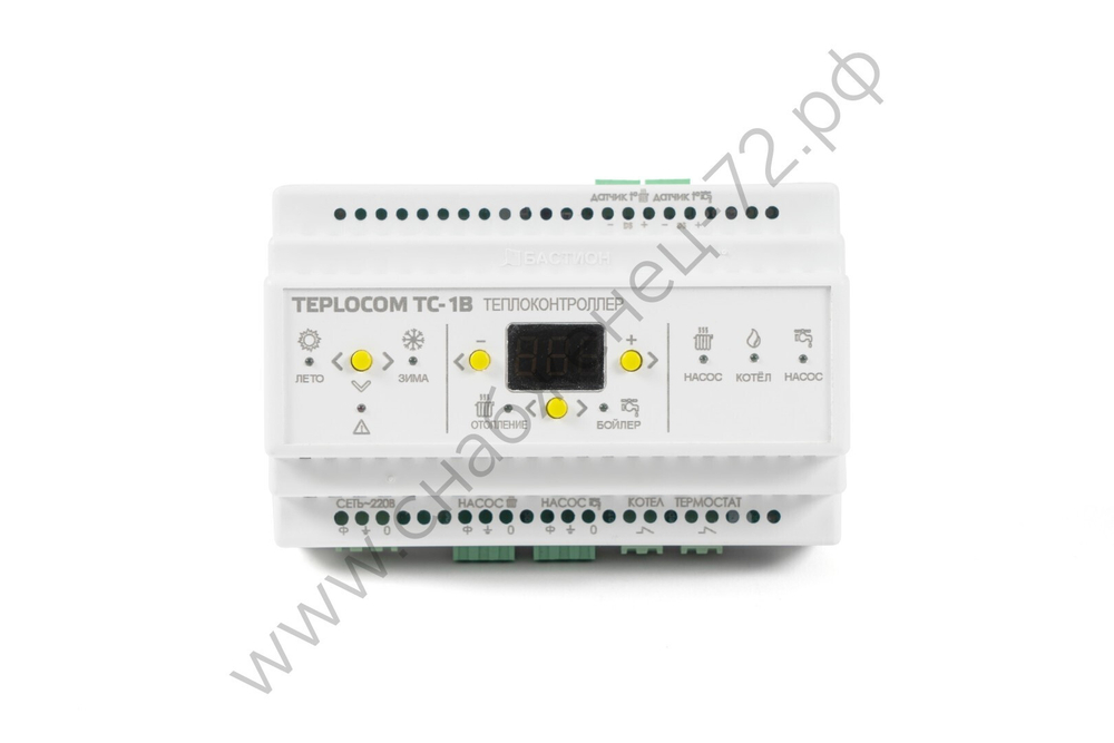 Теплоконтроллер TEPLOCOM Бойлер TC-1B для сист отопл и ГВС, упр котлом и насосами