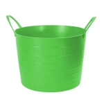 Таз-корзина мягкая 17л ярко-зеленый 0,245,33х0,33м