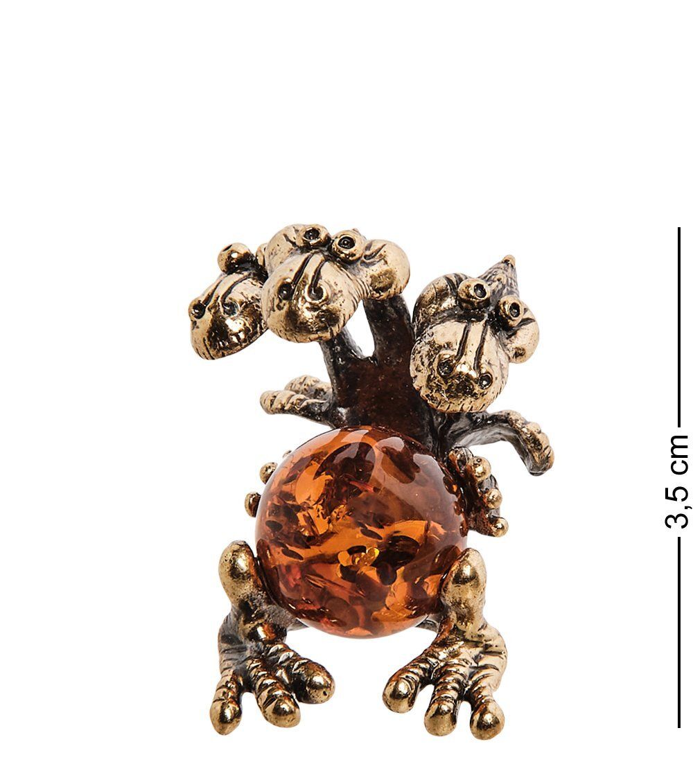 Народные промыслы AM-2755 Фигурка «Змей Горыныч» (латунь, янтарь)