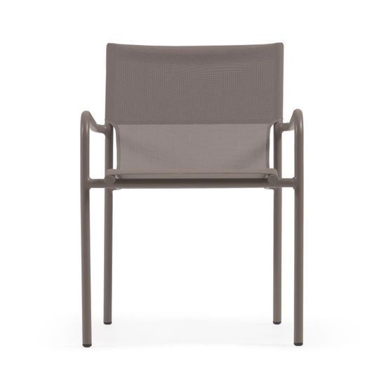 Zaltana Алюминиевый стул для улицы коричневый матовый цвет Испания La Forma