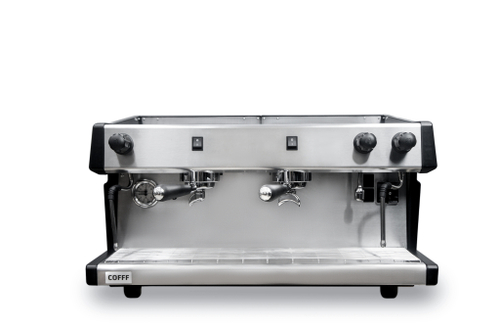 Кофемашина рожковая COFFF LIVE 2 GR S, 2 группы, полуавтомат, черная