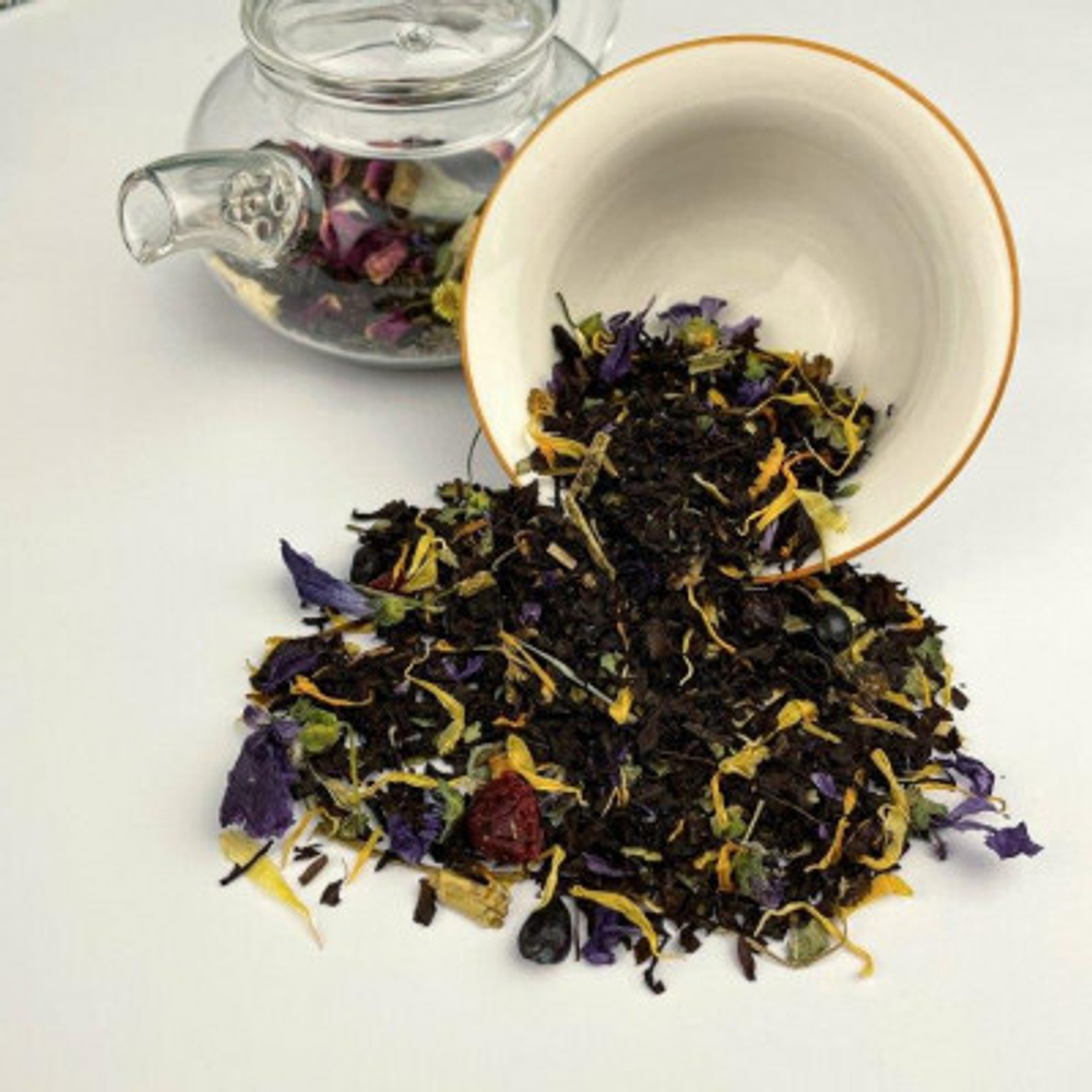 Черный чай BERRY-TEA "Спелый барбарис" | 18гр под стакан | Эконом