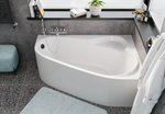 Акриловая ванна VAGNERPLAST SELENA 160x105 Right