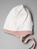 Шапка для девочки на осень с ушками