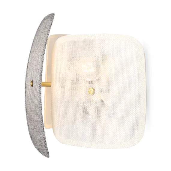 Настенный светильник (бра) FR5578WL-02G Маффл / Maffle E14x2 Freya fr5578wl-02g