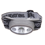 Фонарь налобный 5 режимов, 3LED, аккумуляторная батарея 400mAh USB HL-001