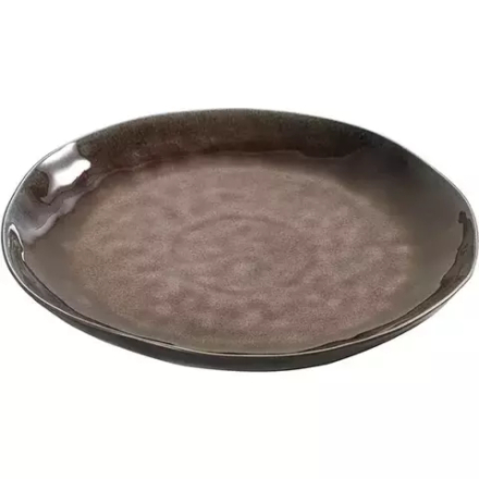 Тарелка «Пьюр» керамика D=280,H=25мм коричнев