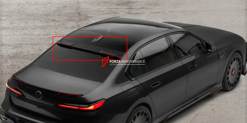 Карбоновый спойлер на крышу для BMW 7 серии G70 2022+ БМВ
