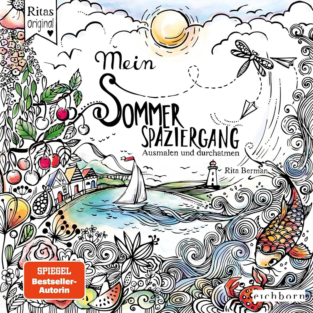 Mein Sommerspaziergang. Rita Berman. Coloring book