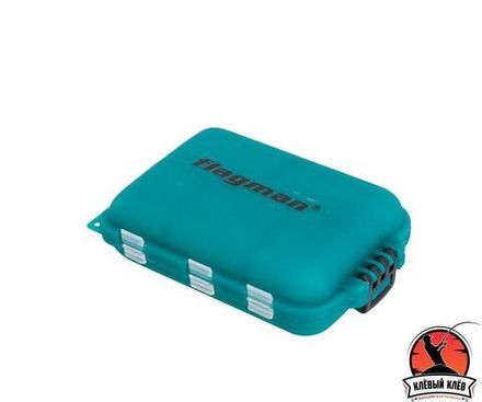 FLAGMAN Коробка для крючков 10 отделений двойная 95x60x28мм