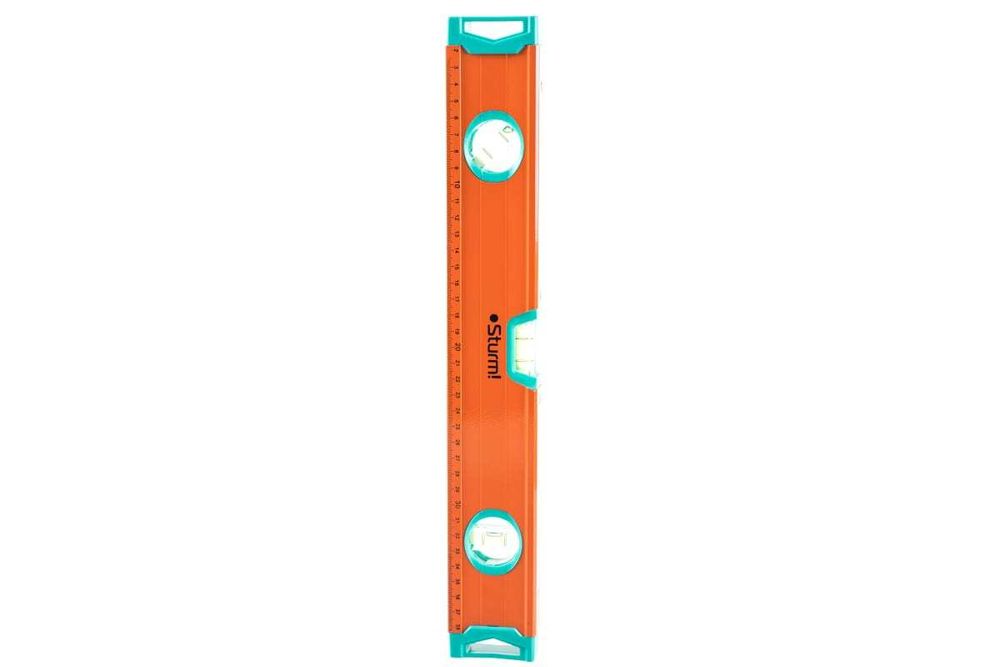 Уровень Sturm Антиударный,магнитный, 3 глазка 400 мм