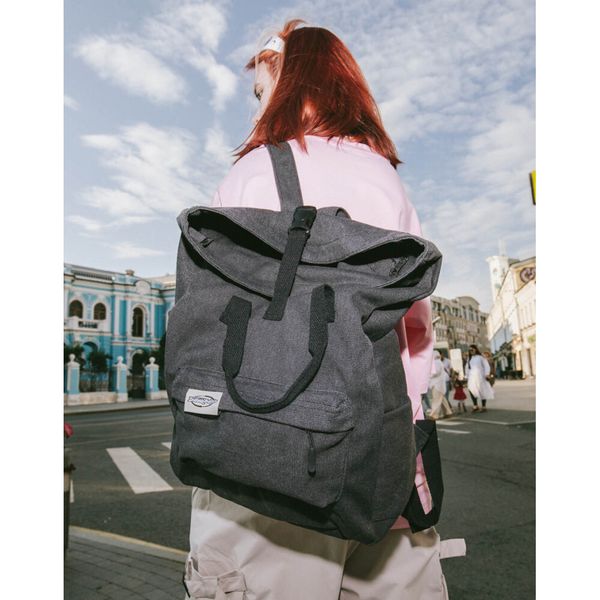 Рюкзак Хлопковый светло-серый - фото 3