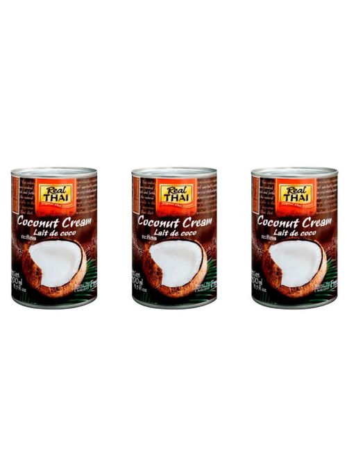 REAL THAI Кокосовые сливки, 400 мл, 3 шт