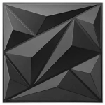 ART-3D, клейкая стеновая панель 30х30см, 3d, материал для внутренней отделки, 12шт, может использоваться для отделки стен, спальни, столовой