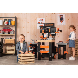 Smoby - Мега мастерская Black &amp; Decker с зоной маляра и сантехника + 100 аксессуаров 360726