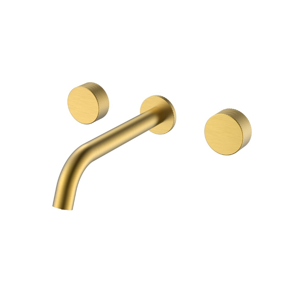 Смеситель из стены STICK SPIRALE на 3 отв. Matt Gold
