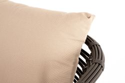 "Валенсия" диван из искусственного ротанга трехместный, цвет бронзовый