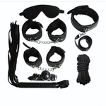 Секс-набор для бондажа Onjoy BDSM Starter Kit черный (8 предметов) (Цвет: черный)