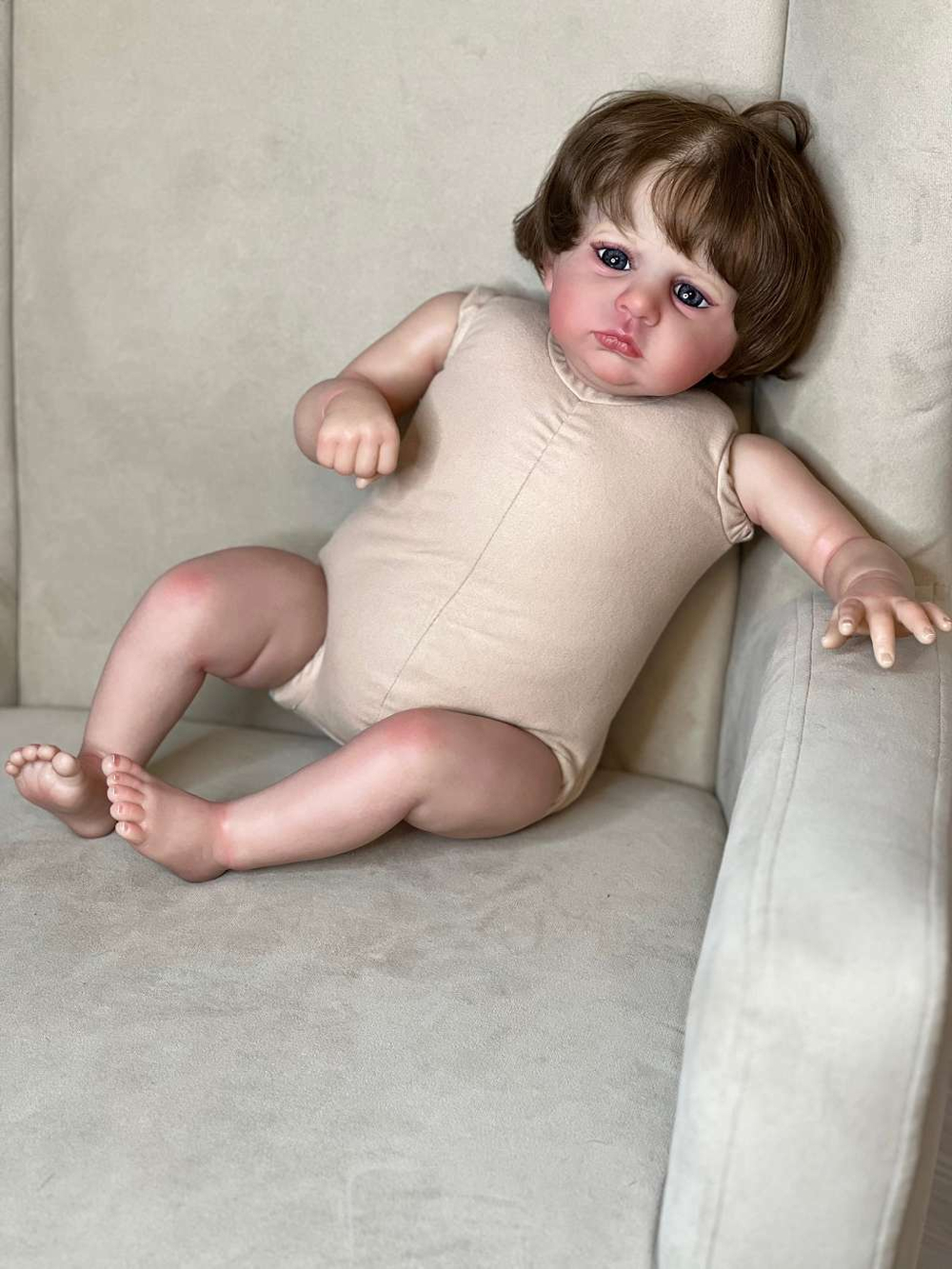 Кукла Реборн мягконабивная 60см в пакете (FA-352)