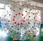 Гидро/аква зорб ТПУ с цветными держателями, диаметр 2.1 м